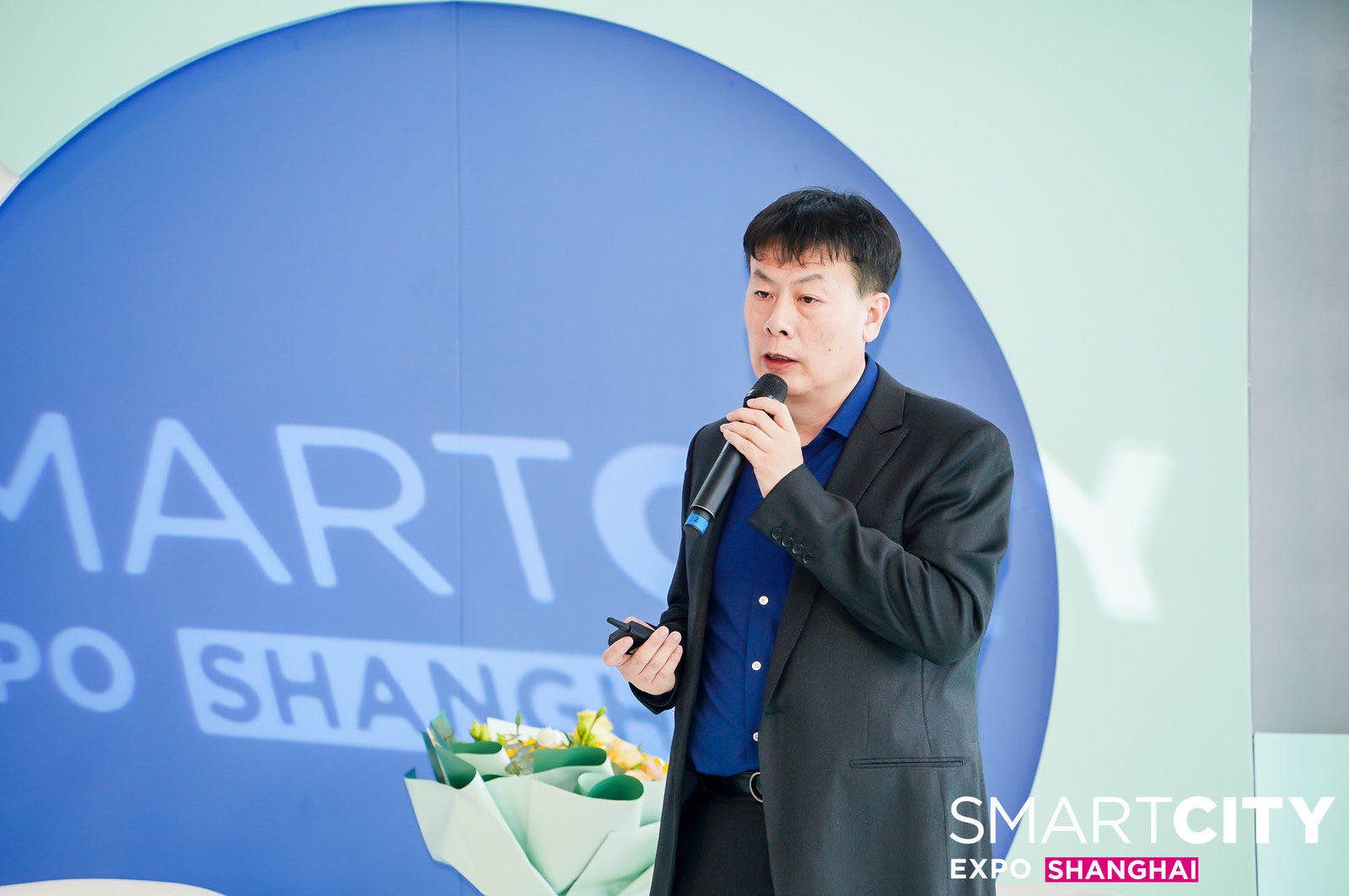 天津泰达智慧城市科技公司陈松总工程师发表演讲