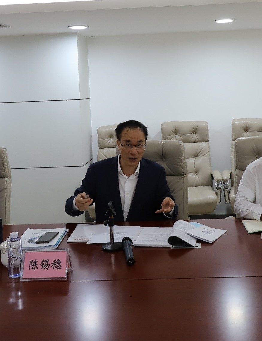 东莞市市场监管局党组书记局长陈锡稳一行到我院调研